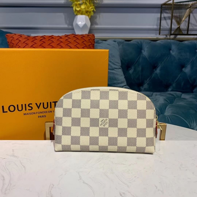 Replica Louis Vuitton Damier Azur Cosmetic Pouch N60024