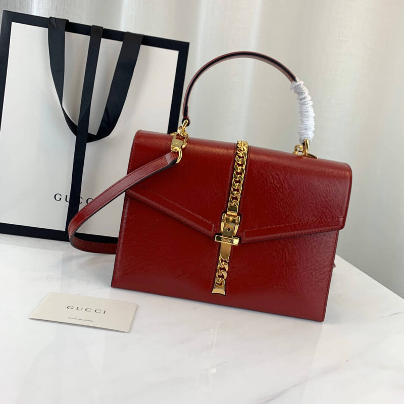 Replica Gucci Sylvie 1969 Small Top Handle Bag 602781