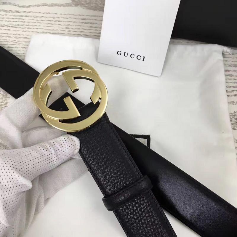 Replica Gucci Belt B2- Gold Buckle 40Mm