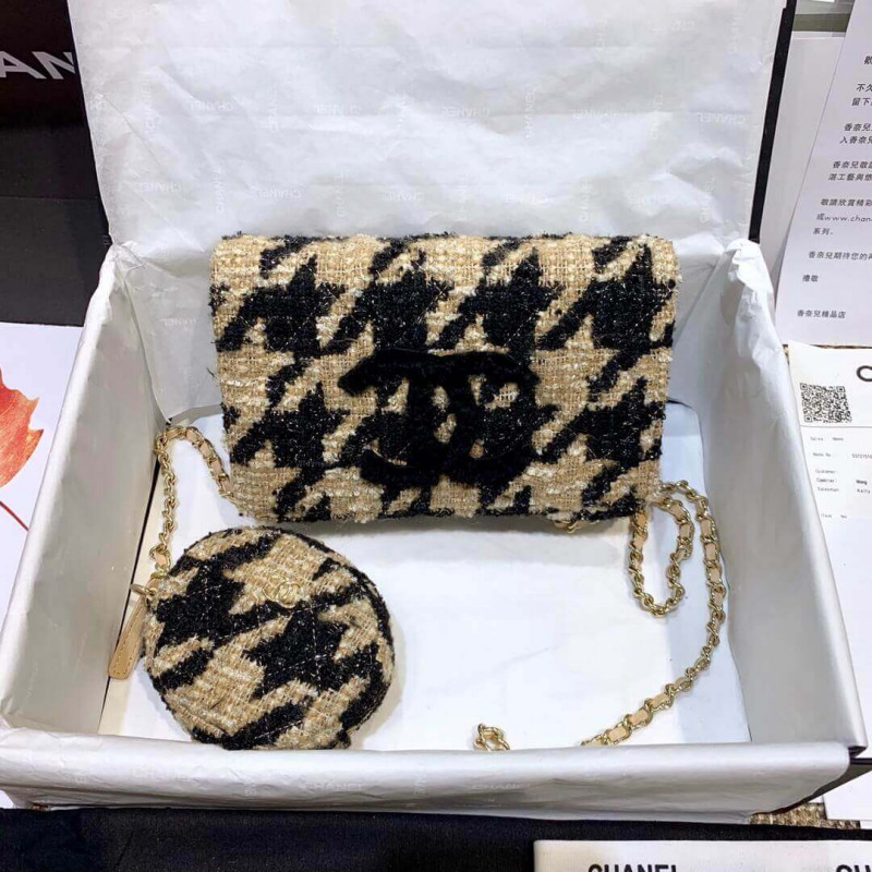 Replica Chanel 19 Tweed Woc With Coin Purse Ap0985