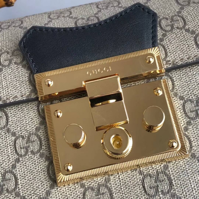 Replica Gucci Padlock Gg Small Bamboo Shoulder Bag 603221