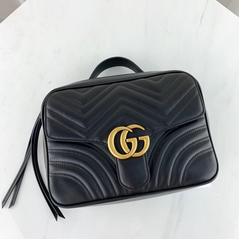 Replica Gucci Gg Marmont Matelasse Top Handle Bag 498100