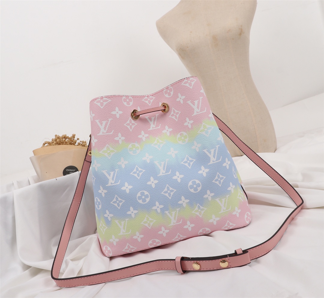 Replica Louis Vuitton Escale Neonoe Mm Pink/Blue/Red