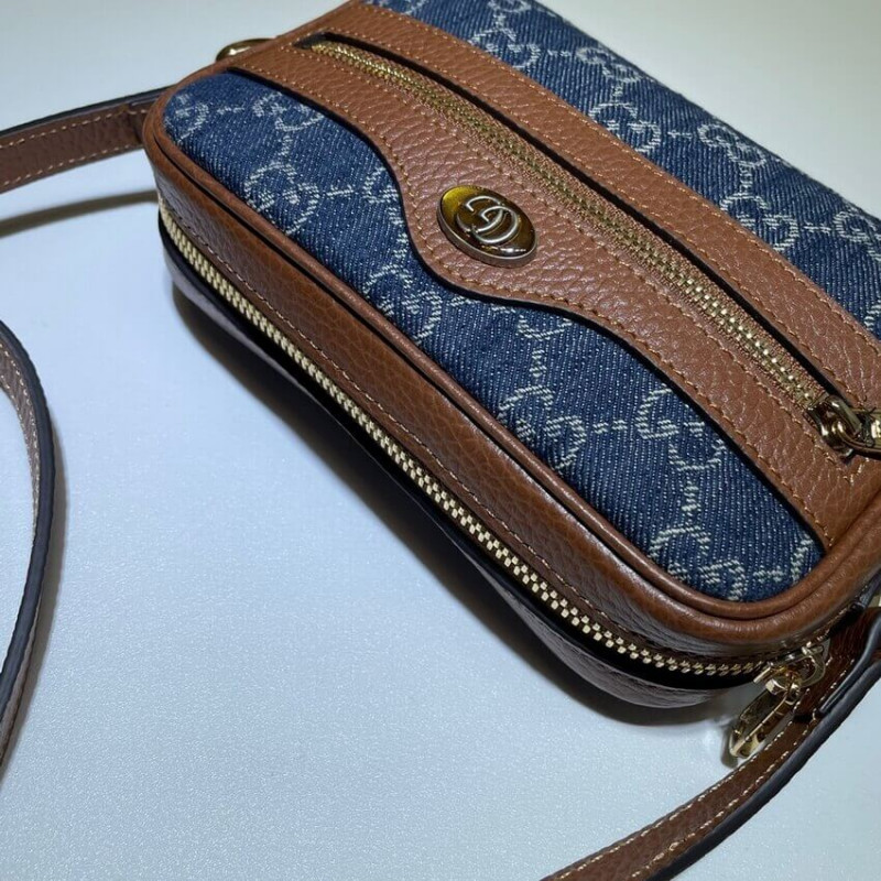 Replica Gucci Denim Ophidia Gg Mini Bag 517350