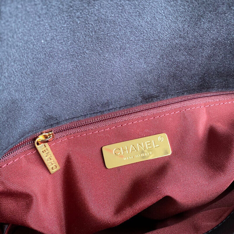 Replica Chanel 19 Small Velvet Flap Bag As1160