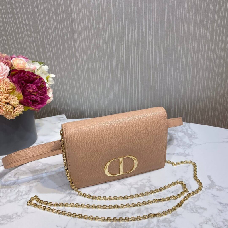 Replica Christian Dior 30 Montaigne 2-In-1 Pouch Grained Calfskin S2086