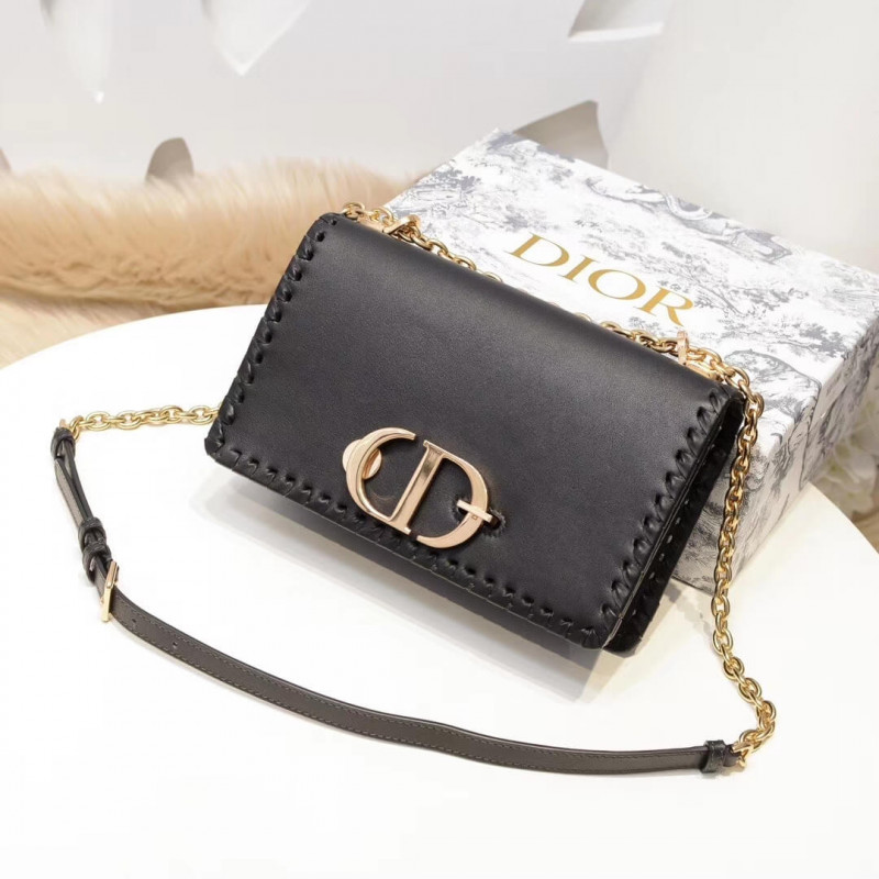 Replica Christian Dior 30 Montaigne Calfskin Flap Chain Bag M9220