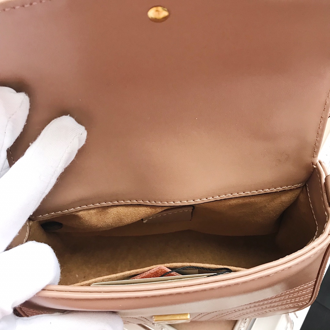 Replica Gucci Marmont Top Handle Bag Black/Brown/Green