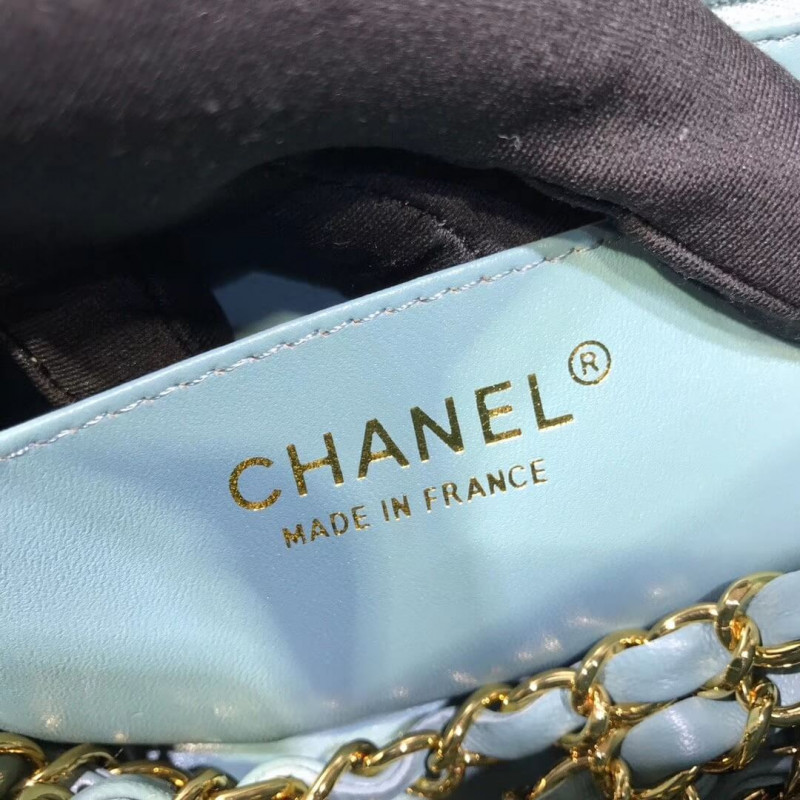 Replica Chanel Chevron Lambskin 20Cm Classic Flap Bag 1116