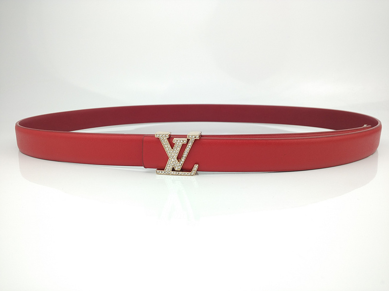 Replica Louis Vuitton Belt L191-75 25Mm Red