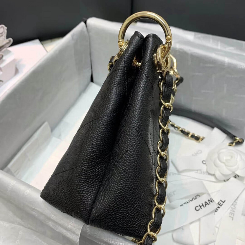 Replica Chanel Grained Calfskin Small Hobo Bag As1461