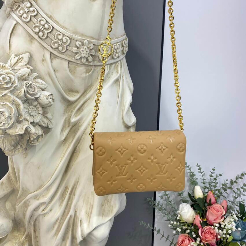 Replica Louis Vuitton Pochette Coussin M80818 Camel Brown