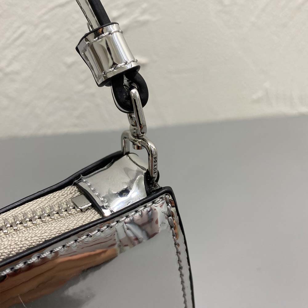 Replica Prada Brushed Leather Mini-Bag 1Bc155