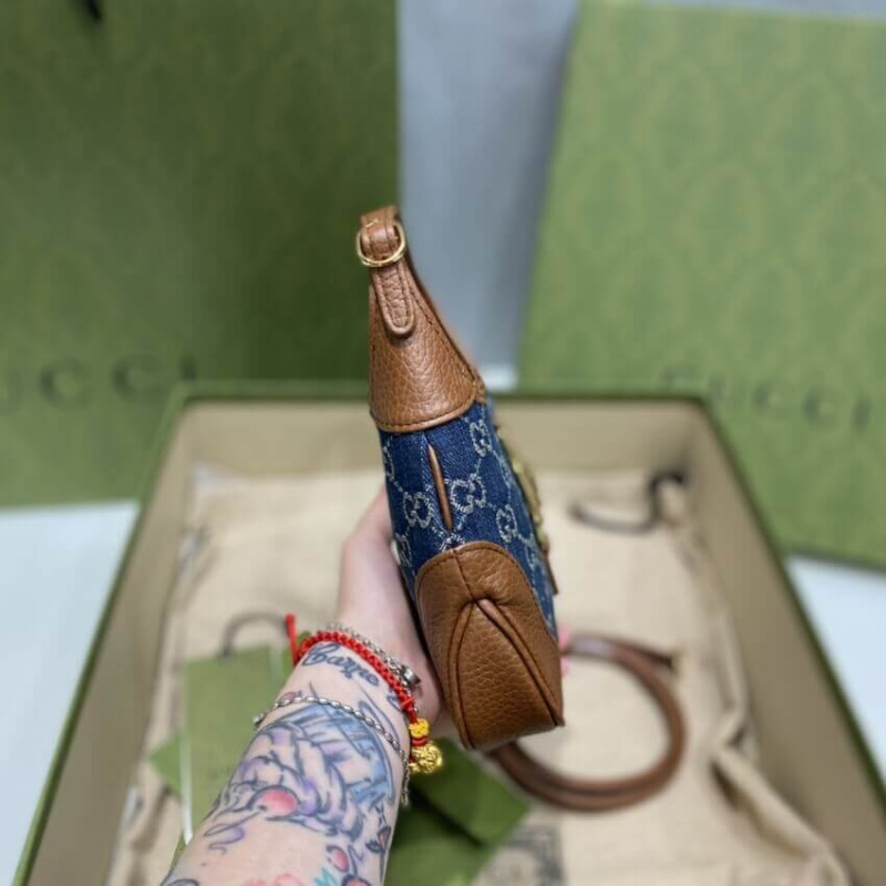 Replica Gucci Denim Jackie 1961 Mini Shoulder Bag 637092