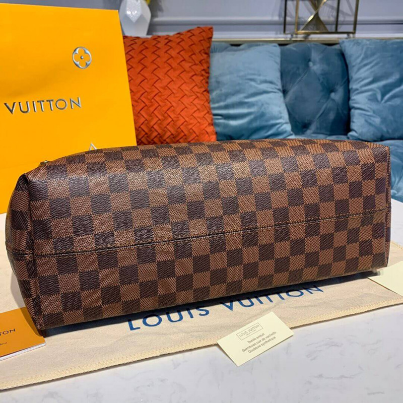 Replica Louis Vuitton Damier Ebene Canvas Graceful Mm N44045