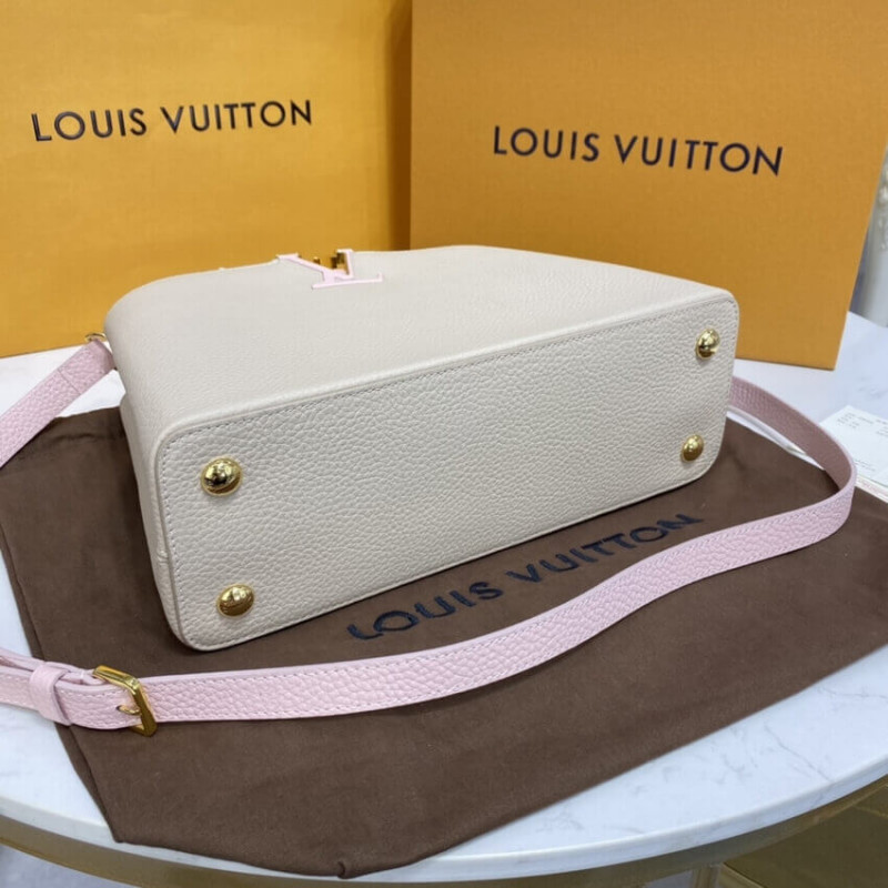 Replica Louis Vuitton Taurillon Leather Capucines Mm M57224