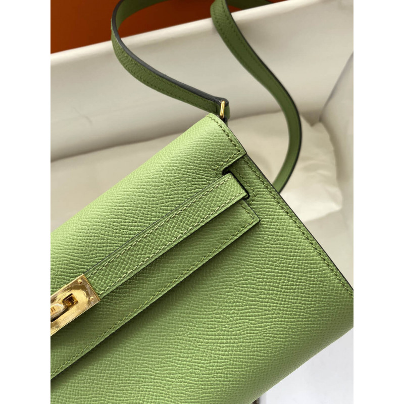 Replica Hermes Kelly Wallet To Go Woc 499041 Green