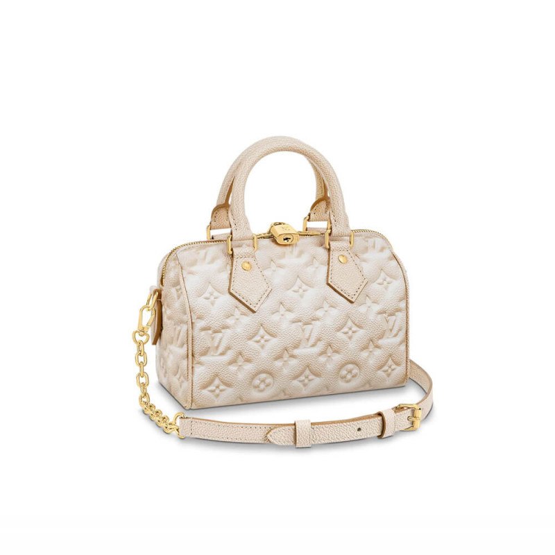 Replica Louis Vuitton Speedy Bandouliere 20 M46163 Pale Beige
