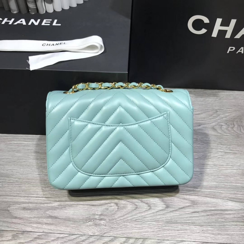 Replica Chanel Chevron Lambskin 20Cm Classic Flap Bag 1116