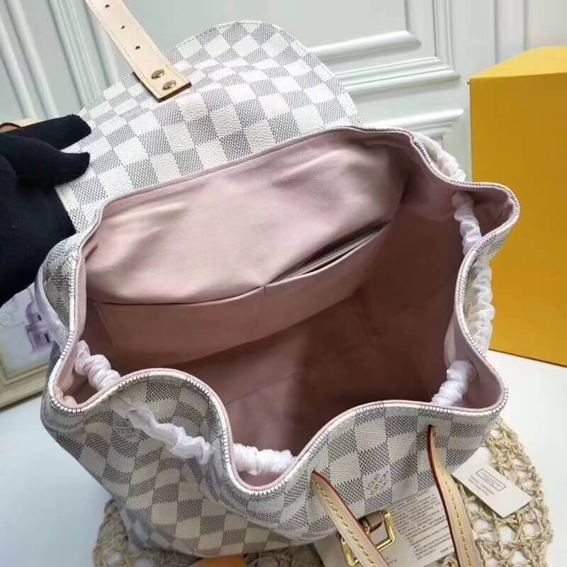 Replica Louis Vuitton Damier Azur Canvas Sperone Backpack N41578