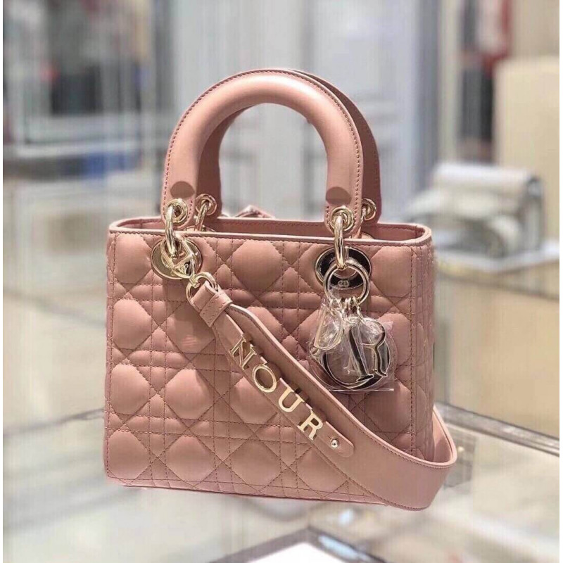 Replica Christian Dior Lambskin My Abcdior Lady Dior Bag M0538