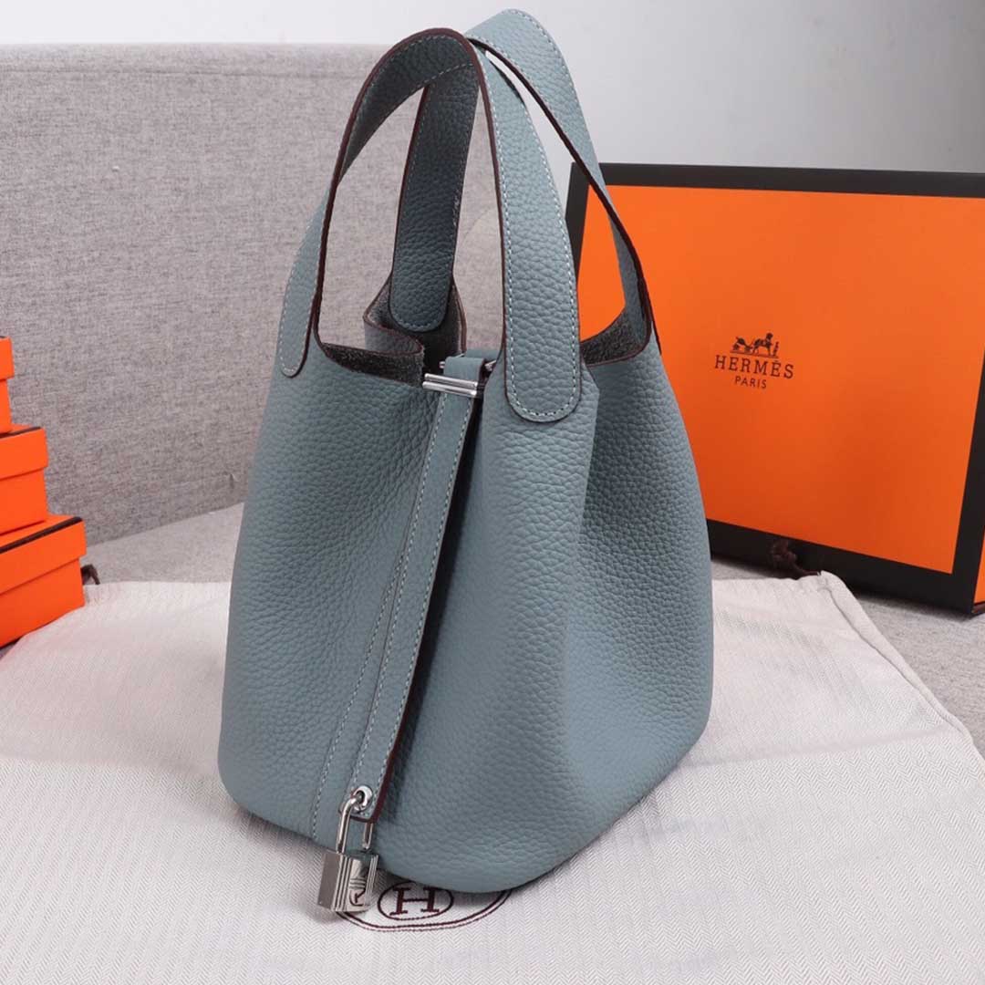 Replica Hermes Aaa-Picotin Lock 22Cm 18Cm Bag Blue/Orange/Pink