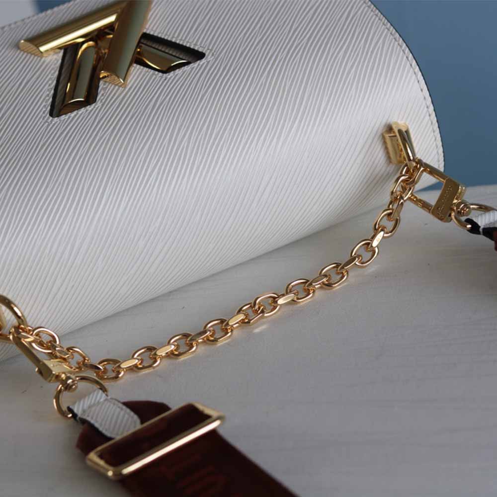 Replica Louis Vuitton Twist Mm M56628 Black/White/Pink