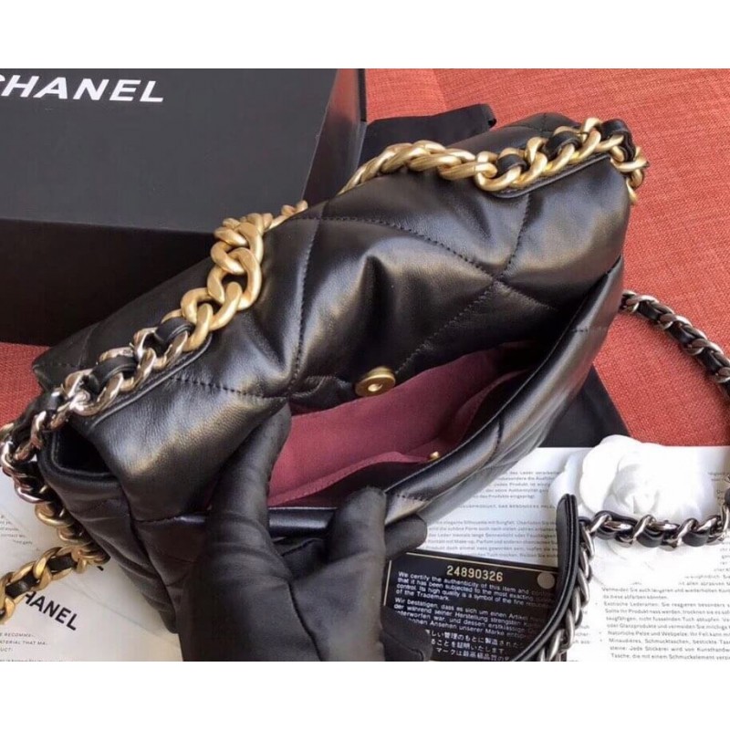 Replica Chanel 19 Lambskin Flap Bag As1160