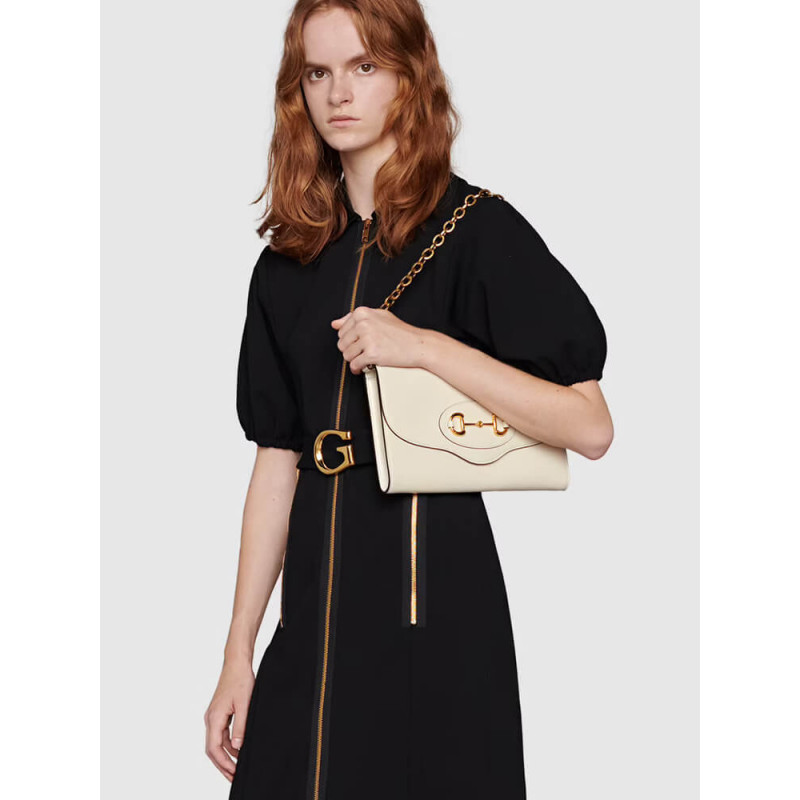 Replica Gucci Horsebit 1955 Leather Small Bag 677286