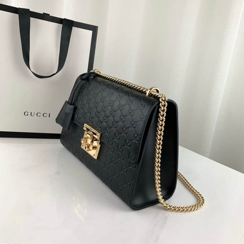 Replica Gucci Padlock Medium Signature Gg Shoulder Bag 409486