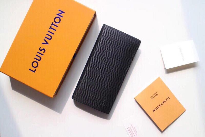 Replica Louis Vuitton Brazza Wallet Black