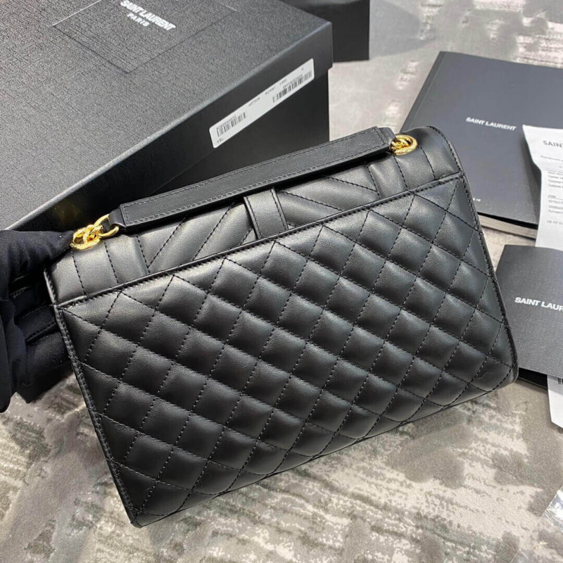 Replica Saint Laurent Smooth Leather Envelope Medium Bag 487206
