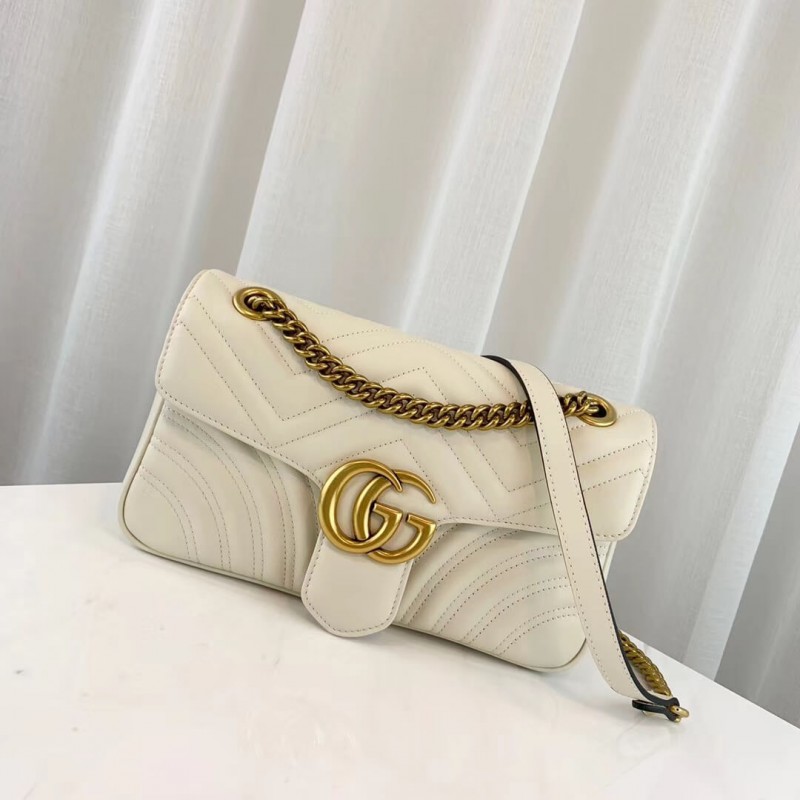 Replica Gucci Gg Marmont Matelasse Chevron Leather Small Shoulder Bag 443497