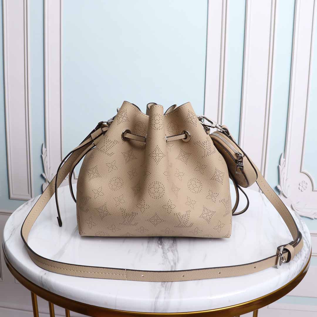 Replica Louis Vuitton Muria M57526 Black/Beige/Pink