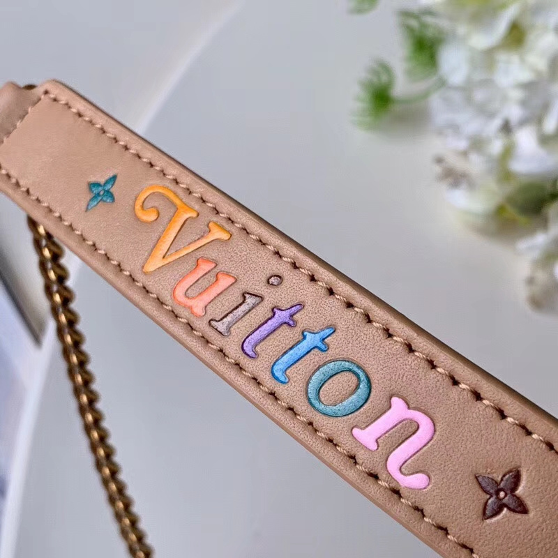 Replica Louis Vuitton New Wave Chain Pochette-M68479Brown