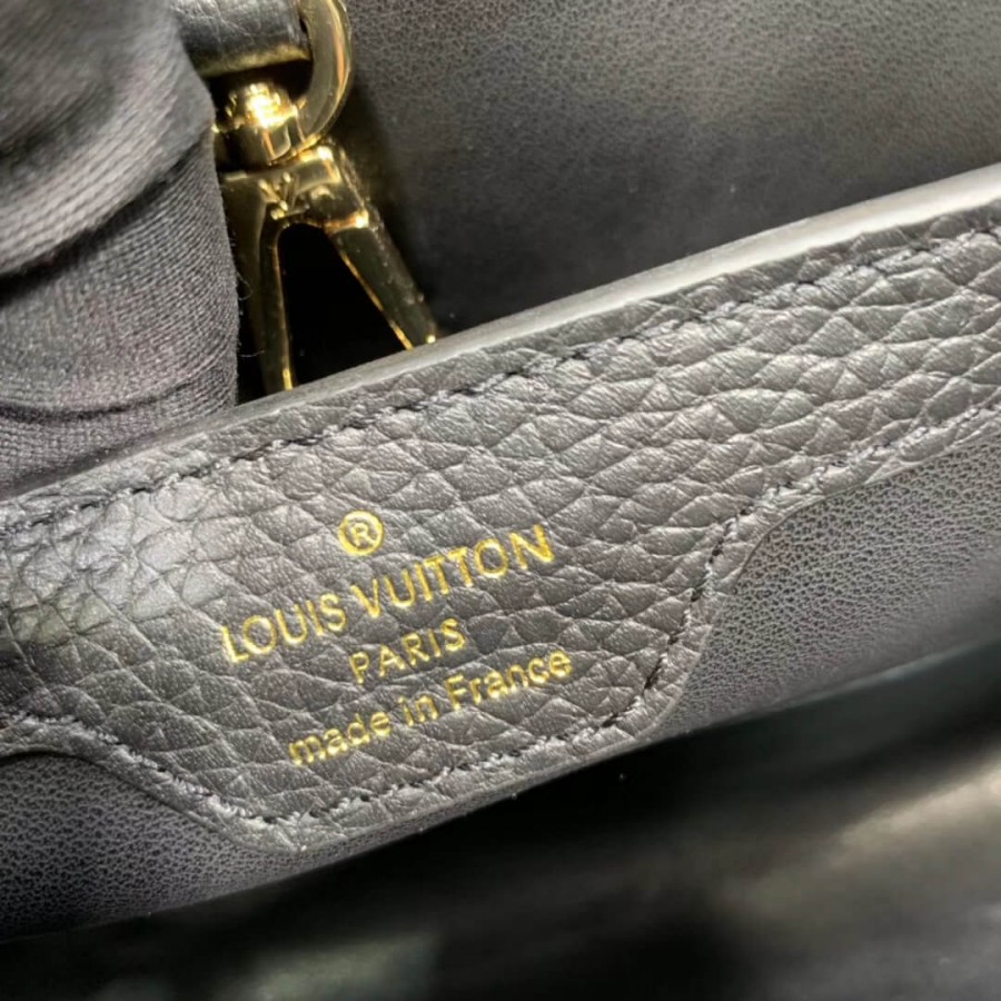 Replica Louis Vuitton Taurillon Leather Capucines Pm M52963