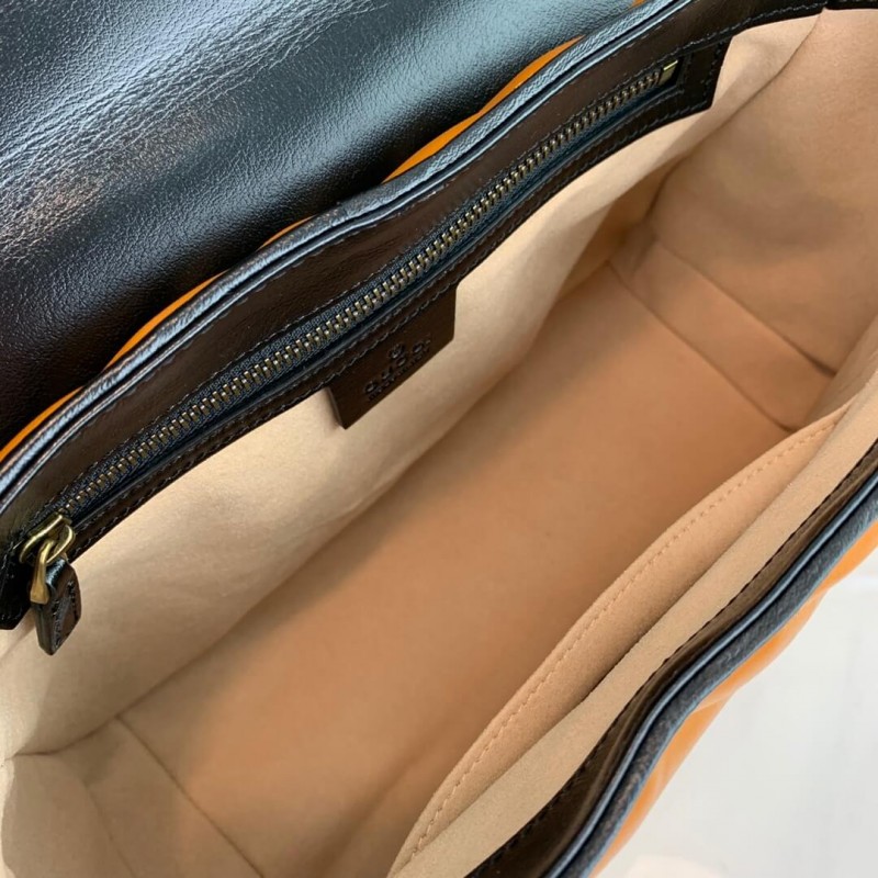 Replica Gucci Gg Marmont Small Top Handle Bag 498110 Cognac