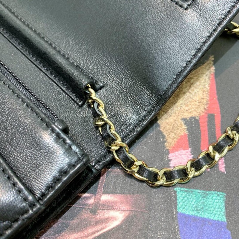 Replica Chanel Lambskin Chain Bag 86058