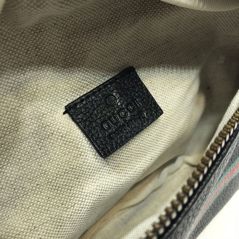 Replica Gucci Small Belt Bag 527792 Black/White