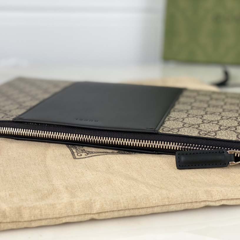 Replica Gucci Beige Canvas Pouch