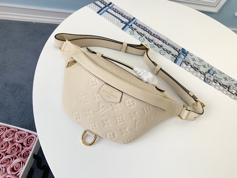 Replica Louis Vuitton Aaa-Monogram Empreinte Bumbag Black/Beige