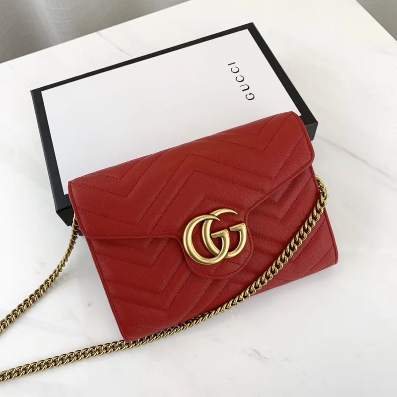 Replica Gucci Gg Marmont Matelasse Mini Bag 474575
