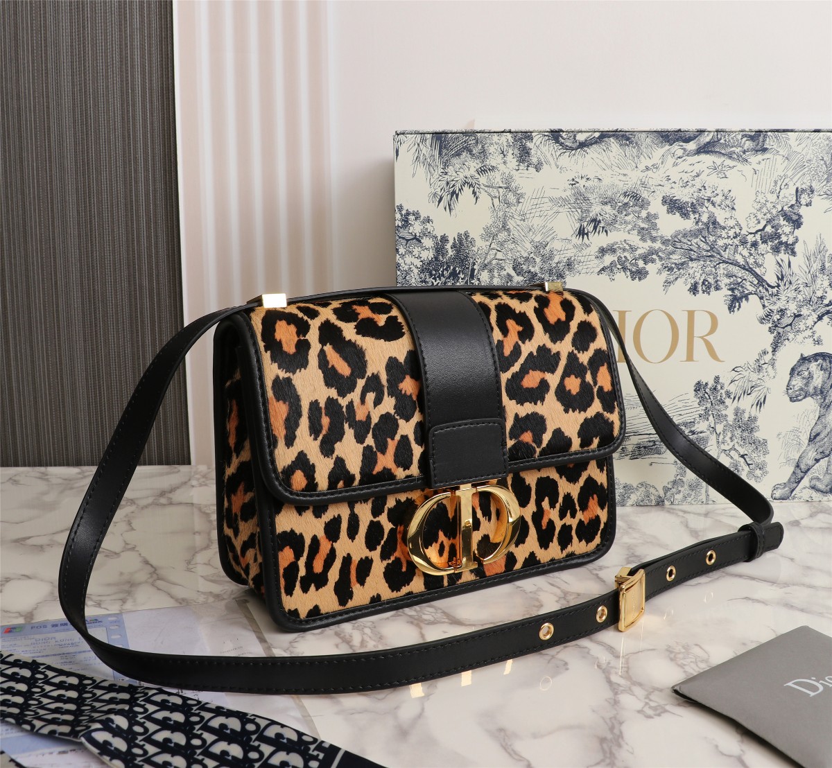 Replica Dior Aaa-Leopard 30 Montaigne Bag