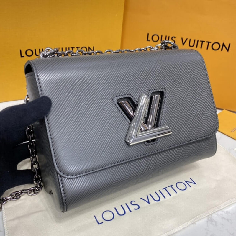 Replica Louis Vuitton Epi Leather Twist Mm M56530 Gray