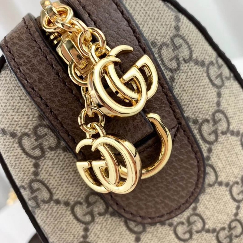 Replica Gucci Ophidia Gg Medium Top Handle Bag 524532 Coffee