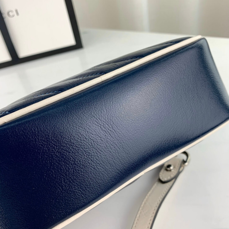 Replica Gucci Gg Marmont Matelasse Mini Bag 448065 Blue