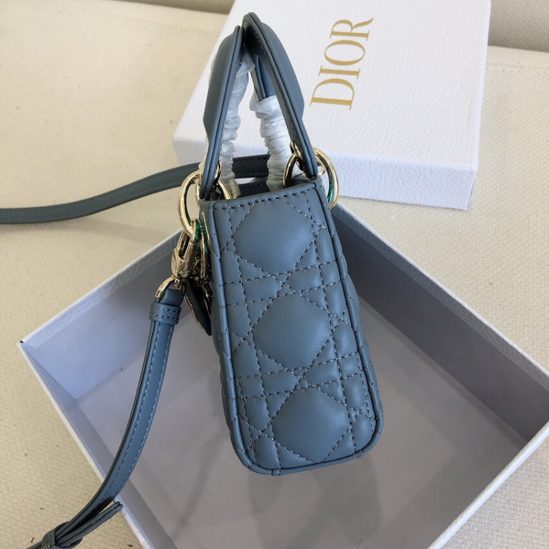 Replica Christian Dior Micro Lady Dior Bag Cannage Lambskin S0856