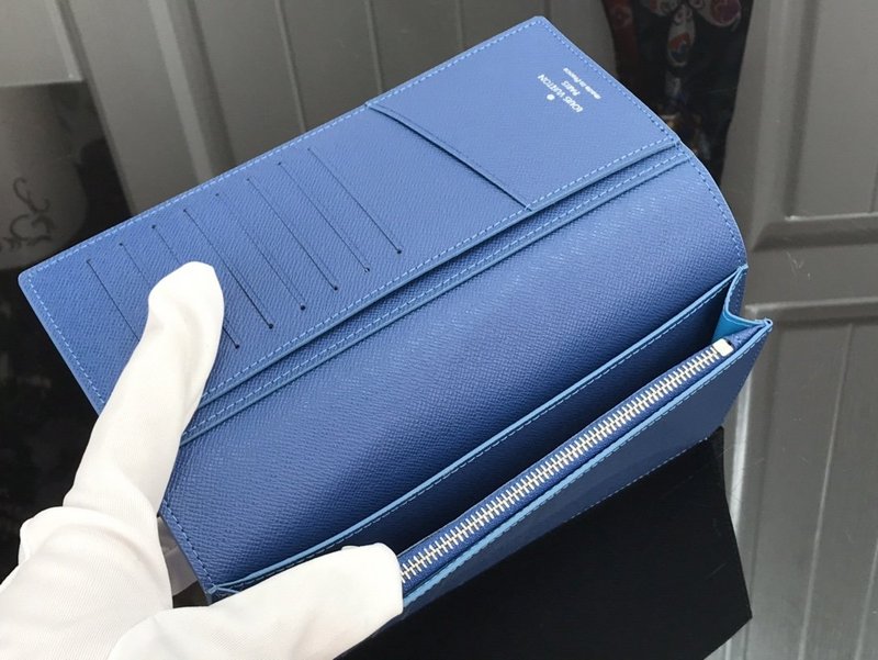 Replica Louis Vuitton Brazza Wallet Blue Sky