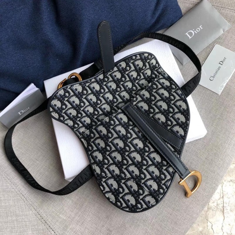 Replica Christian Dior Oblique Saddle Belt Bag S5632