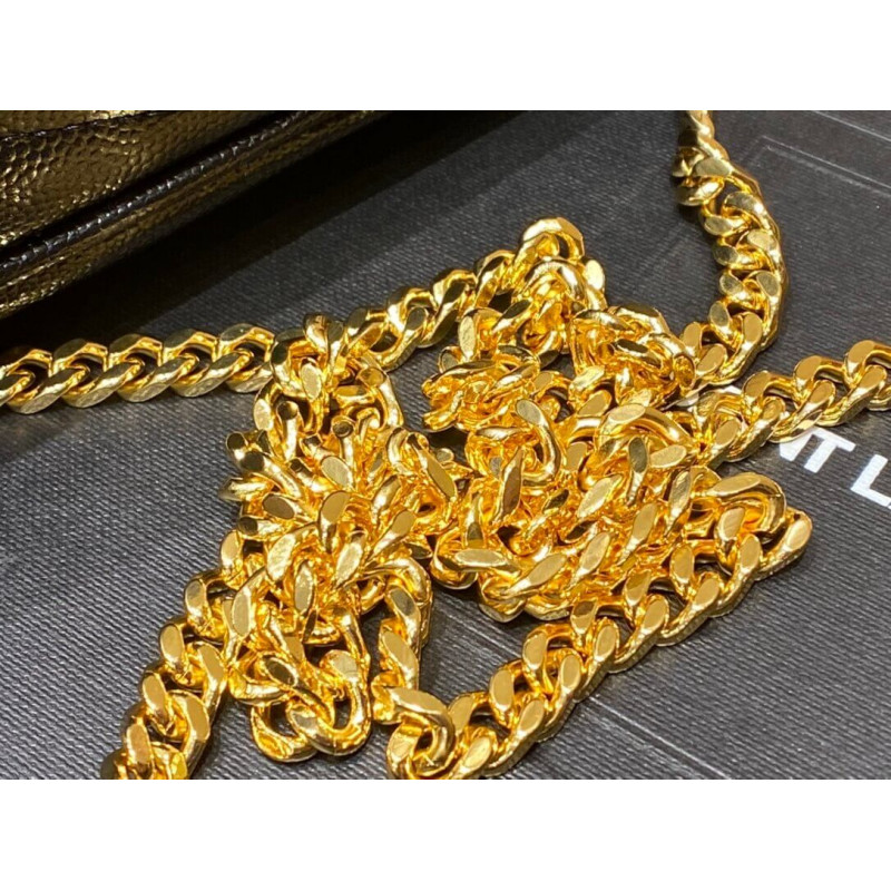 Replica Ysl Saint Laurent Lou Mini Camera Bag 585040 In Grain Leather Black